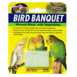 Zoo Med Bird Banquet Vegetable Block – 1 Count