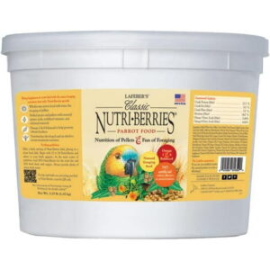 LAFEBER’S Classic Nutri-Berries Pet Bird Food, Made with Non-GMO and Human-Grade Ingredients, for Parrots, 3.25 lb