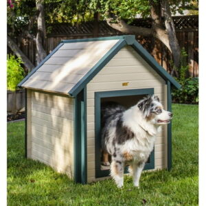 New Age Pet® ECOFLEX® Bunk Style Tan Dog House – Large