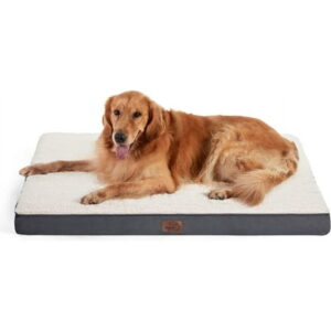 Bedsure Dog Bed Orthopedic for up to 100lbs, Grey, Cat