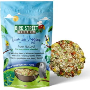 Bird Street Bistro 14oz Viva La Veggies Parrot Food Cooks in 3-15 Min Natural Legumes