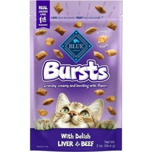 Blue Buffalo Bursts Cat Treats Delish Liver and Beef, 2 oz.