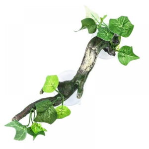 Resin Reptiles Branch for Terrarium Aquatic Tank enclosures Deco Branches for Crested Gecko Tank arboreal cage Decoration for Tree Frog Gecko Lizard Snake Anole Climbing