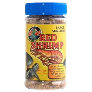 Zoo Med Sun-Dried Large Red Shrimp Reptile Food 0.5 oz