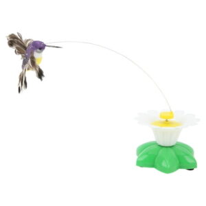 Electric Flying Bird Cat Toy, Rotating Bird Cat Toy Fluttering Sound Lifelike For Kitten Small Animals