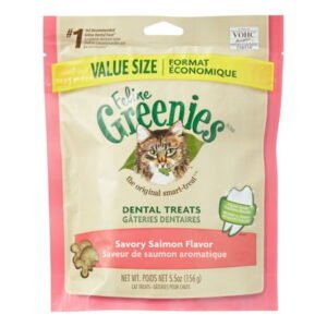 Greenies Savory Salmon Flavor Dental Cat Treats, 5.5 Oz
