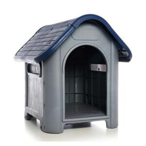 Plastic Dog House-Blue 29.13×22.44×25.98 Used