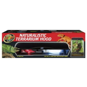 Zoo Med Naturalistic Terrarium Hood for Reptiles [Reptile Light Hoods, Wholesale Reptile Clearance, Reptile Supplies] 18″ long