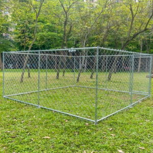 10x10ft Outdoor Dog Kennel Enclosure Steel Fence Hen Run Pet House Cage with Door Playpen