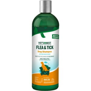 Vet’s Best Flea & Tick Shampoo for Dogs – 12oz