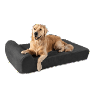 Big Barker Pillow Top Dog Bed for Large and Extra Large Breed Dogs (Headrest Edition), 7″, Orthopedic