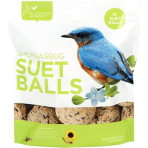 Pacific Bird & Supply Co Smorgasbug Suet Balls (12 Pack)