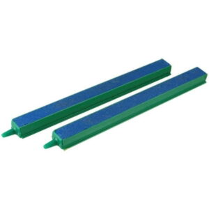 CNZ Fish Tank Air Bubble 2-Piece Air Stone Bars Green/Blue, 6-inch