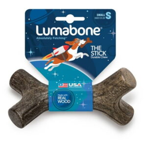 Lumabone Durable Maple Wood Flavored Stick Dog Chew Toy, Small