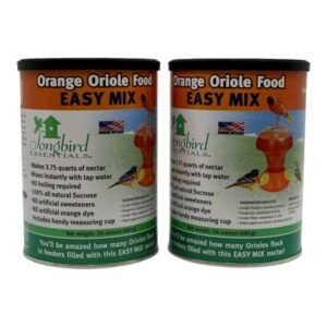 Songbird Essentials Oriole Feeders Nectar Mix 24 oz. Can Bird Food 2 Pack