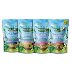 Bird Street Bistro Pack of 4 Parrot Food All Natural Sample Pack Cooks Little 3 to 15 Min