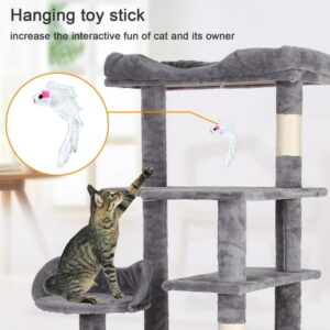 Cat Climbing Frame – Durable, Multi-Level Cat Tree with Scratching Posts and Perches – Ideal for Playful Indoor Cats