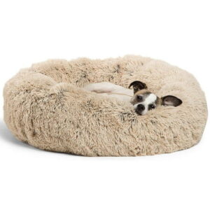 Wewdigi Dog Beds Calming Donut Cuddler, Puppy Dog Beds Small Dogs, Indoor Dog Calming Beds, 23”