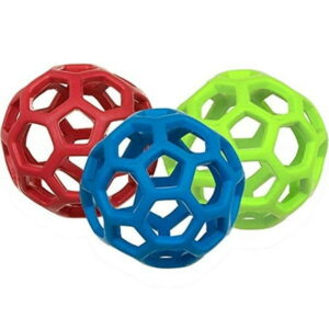 JW Pet Company Mini Hol-ee Roller Dog Toy, Colors Vary – Pack of 3