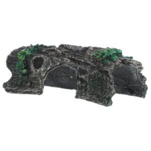 Reptile Hideout House Place Rest Decor Aquarium Log Resin Tree Hole Pet Platform Crawl Terrarium Adorn