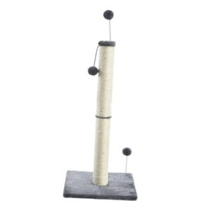 Cat Cats Tree with for Kitten & Adult Cat Use Durable Cat Climbing Pole Vertical Cat Scratcher 97cm White