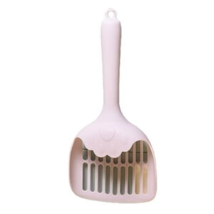 Nlsdqey Pet Supplies Cat Litter Scoop Litter Scoop With Wide Slats Kitty Litter For Pellets Plastic Litter Scoop (Z-Grey A)