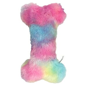 Vibrant Life Easter Tie Dye Bone Plush Dog Toy