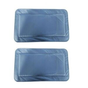 Skywin Pet Carrier Insert Pad – 2 Pack 19.5″ x 12.5″ Puppy Pads for Small Carrier Bag – Disposable Small Dog Pee Pads, Cat Pee Pad for Carriers, Small Dog Mat, Puppy Training Pads for Carrier (Blue)
