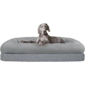 Hawsaiy 29IN Memory Foam Dog Bed – Washable, Non-Slip, & Waterproof