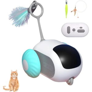 Teazys Cat Toy, Turbo Tail 2.0 Cat Toy, Turbo Tail Mouse Cat Toy, Remote Control Smart Electric Cat Toy, Gravity-Sensing Movement Interactive Cat Toys