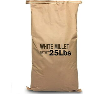 HetayC 84075 White Proso Millet Wild Food, 50-Pound