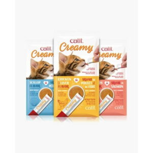 Catit Creamy, Natural Lickable Cat Treat, 15 Pack