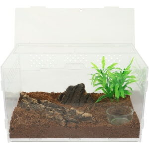 Transparent Terrarium Reptile Tank Snake Cage Animal Small Playpen Lizard Spider Tarantula Enclosure