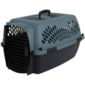 Aspen Pet Porter Heavy-Duty Pet Carrier Storm Gray and Black [Dog, Carriers] Pets 15-20 lbs