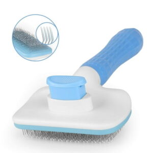 Self Cleaning Slicker Brush, Dog Cat Bunny Pet Grooming Shedding Brush