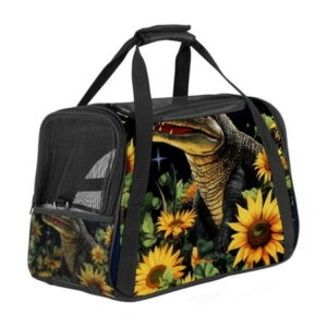 Crocodile Carrier Bag – Fabric 900D Oxford Cloth Sherpa Base Nylon Webbing – 17x10x11.8 in / 43x26x30 cm Size