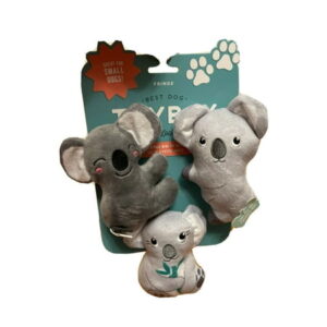 Fringe | Totally Koala-Fied – Set Of Three | Squeaky Plush Dog Toy