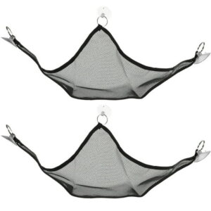 2Pcs Pet Hammock Reptiles Hanging Bed Lizard Hammock Toy Reptile Pet Hammock