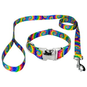 Country Brook Petz® Premium Classic Tie Dye Dog Collar and Leash, Extra Large