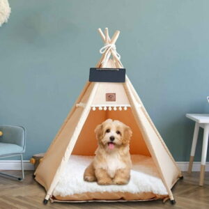 Ikohbadg The Tent -wastable Tent Is Equipped with Dog Hole and Folding Pet Tent Furniture