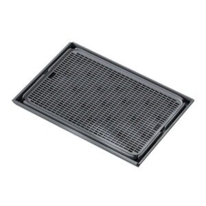 oshhnii Cat Litter Mat Cat Litter Catcher Mat Cat Supplies Accessories Easy to Clean Dark Gray