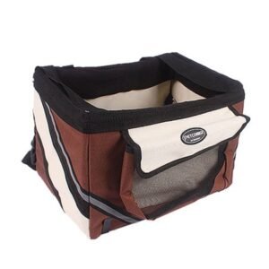 Aqyh Bike Basket – Foldable Waterproof Bicycle Dogs Basket – Wear-Resistant – Multi-Purpose – Small Pet Cat Dog Carrier for Outdoor Cycling