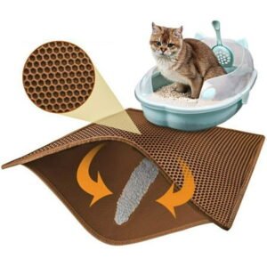GZYS Cat Litter Mat Double Layer Waterproof Urine Proof Trapping Mat