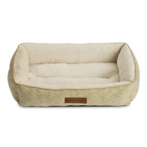 Vibrant Life Lounger Dog Bed, Medium, Tan 27″ x 20″