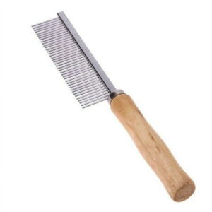 Pet Grooming Comb Wooden Handle Needle Comb Pet Brush Dog Beauty Comb Hair Brush Dog Comb