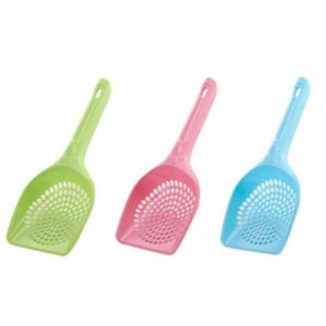 XUYEEYUAN Litter Scoop Pet Cat Litter Scoop Plastic Cat Litter Scoop Care Sand Waste Shovel Hollow Cleaning Tool (Blue One Size)