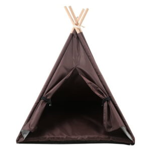 Tent Dog Teepee Bed Pet House Cat Indoor Dogs Hiding Kitten Washable Cats Tee Pee