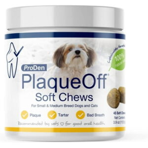 ProDen 760-00478 45ct. PlaqueOff Soft Chews for Small & Medium Breed Dogs & Cats