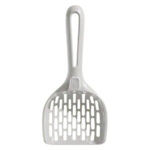 Hjktuzi Litter Scoop Cat Litter Scoop Litter Scoop with Wide Slats for Cats Litter for Pellets Plastic Litter Scoop Designed for Easy Sifting (Grey )