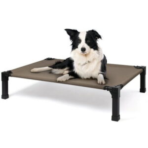 Elevated Dog Bed – Portable Pet Bed with Non-Slip Feet – Indoor/Outdoor Dog Cot or Puppy Bed for Pets